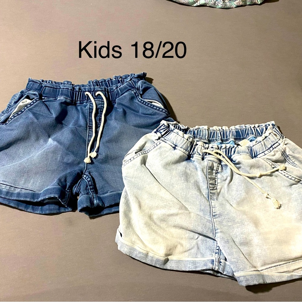 Kids plus size shorts